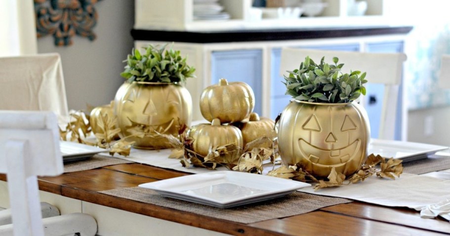 Make DIY Spray-Painted Pumpkins That Look Straight Out of Pottery Barn