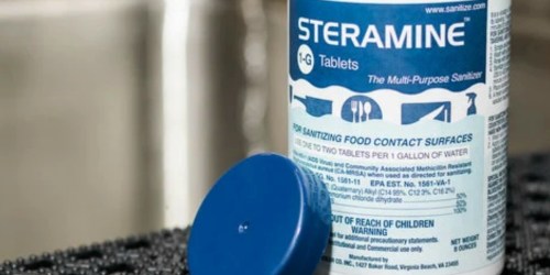 Steramine Sanitizer Tablets 150-Count Only $4.88 Each on SamsClub.com