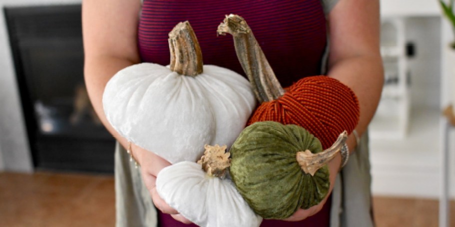 DIY Velvet Pumpkins That Look Store-Bought (But Are So Easy to Make!)