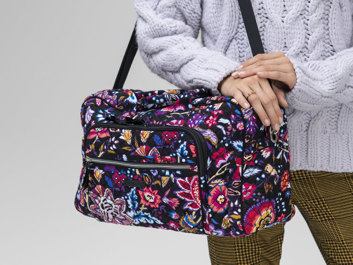 vera bradley weekender duffel bag