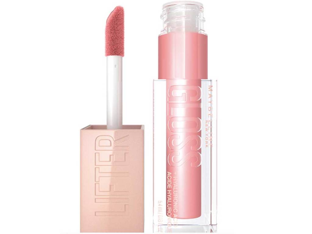 lip stick in a pink hue stock image