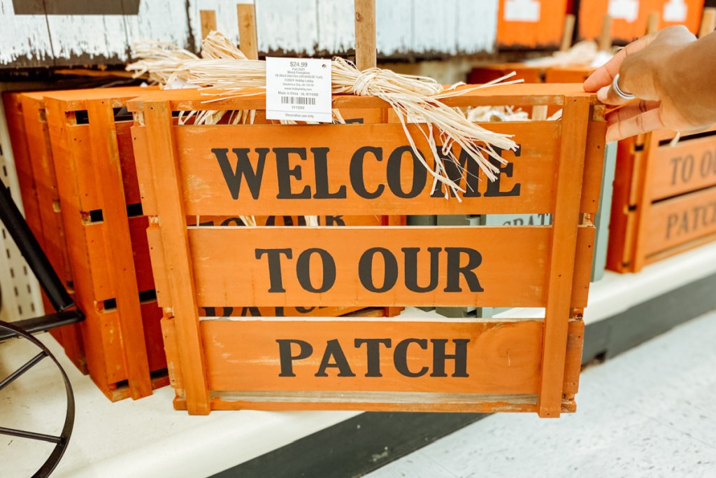 welcome to our patch sign