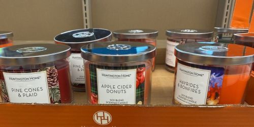 ALDI Huntington Home 3-Wick Fall Candles Only $3.99