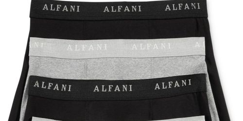 Alfani Men’s Boxer Briefs 4-Pack Only $11.90 on Macys.com (Just $2.89 Per Pair!)