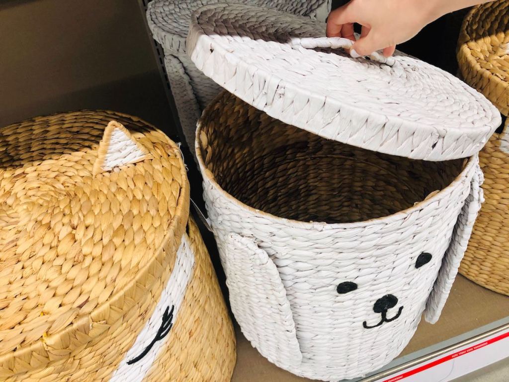 These ALDI Animal Storage Baskets are 59 LESS than Pottery Barn