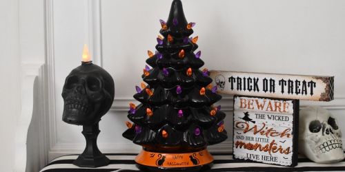 ** Pre-Lit Ceramic Halloween Tree Only $28.50 Shipped (Regularly $65)