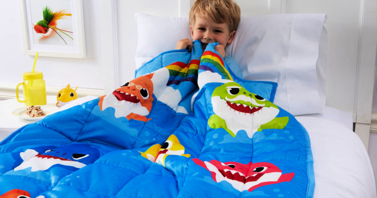 Baby Shark Weighted Blanket Only $14.97 on Walmart.com (Regularly $50