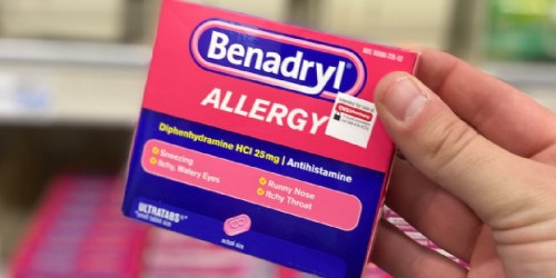 Benadryl Ultratabs Allergy Medicine 100-Count Only $6 Shipped on Amazon (Reg. $20)