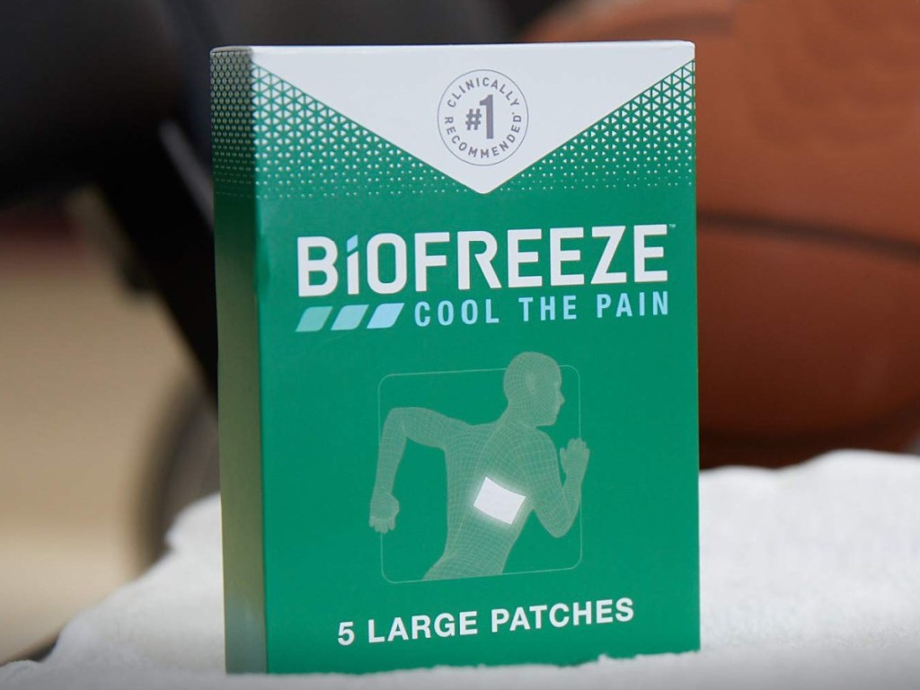 5-Count Biofreeze Pain Relief Large Patches
