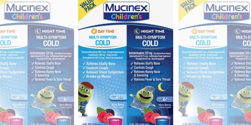 Mucinex Children’s Day & Night Time Cold Medicine Just $10.95 Shipped on Amazon
