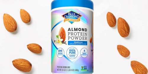 Blue Diamond Almonds 24oz Protein Powder Only $14.72 Shipped on Amazon | Vegan & Gluten-Free