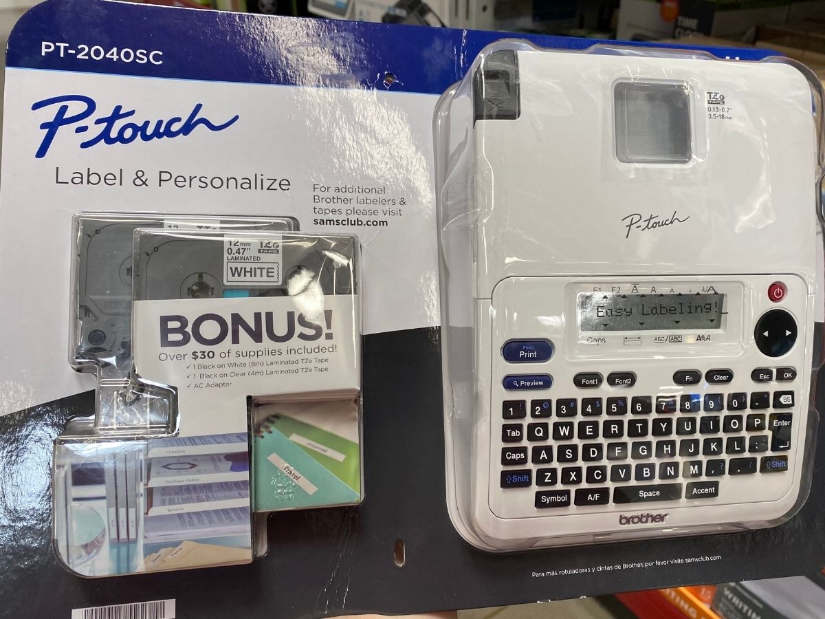 sam's club label maker