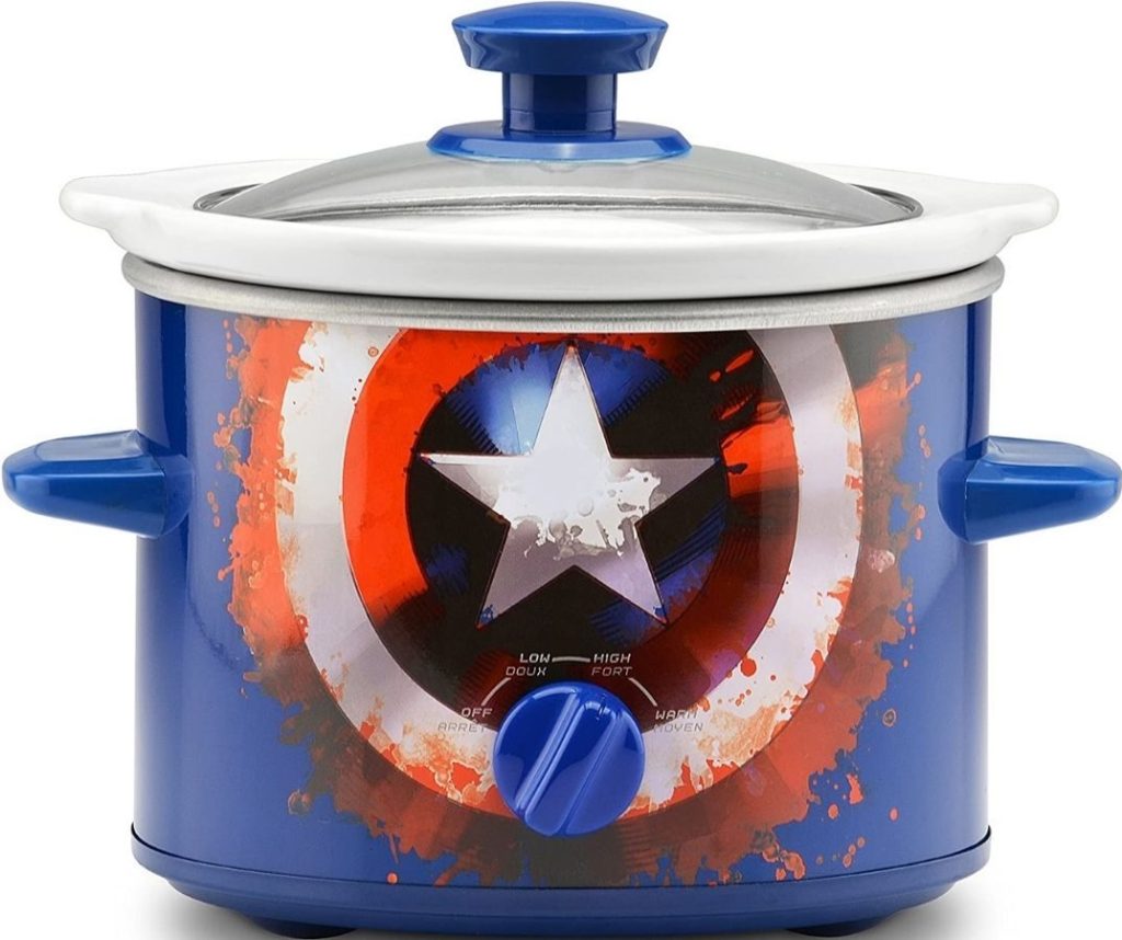 Marvel & Disney Slow Cookers from 9 on Amazon Captain