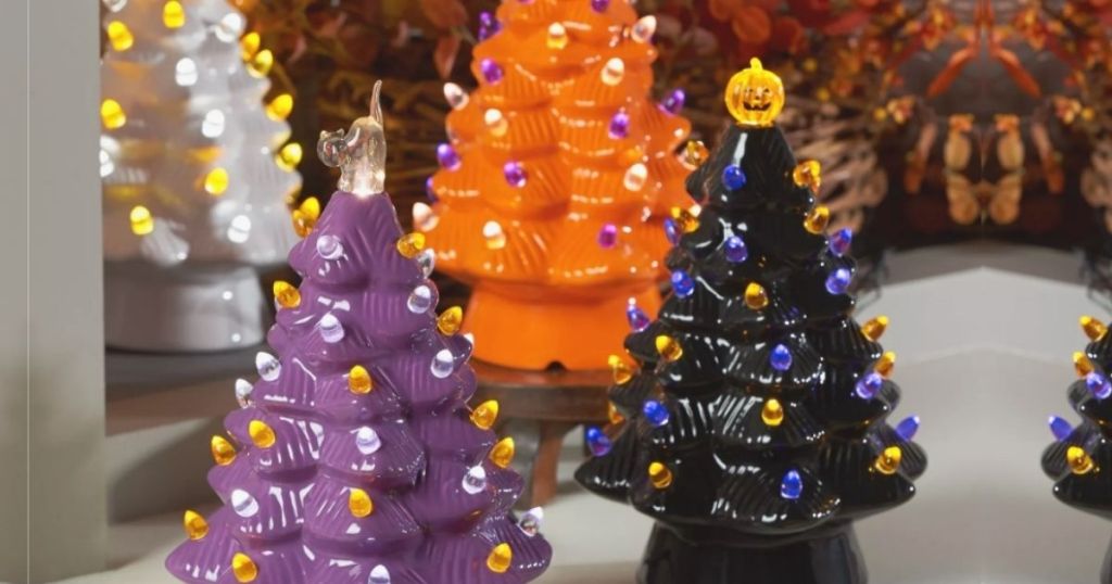 Ceramic Halloween Trees