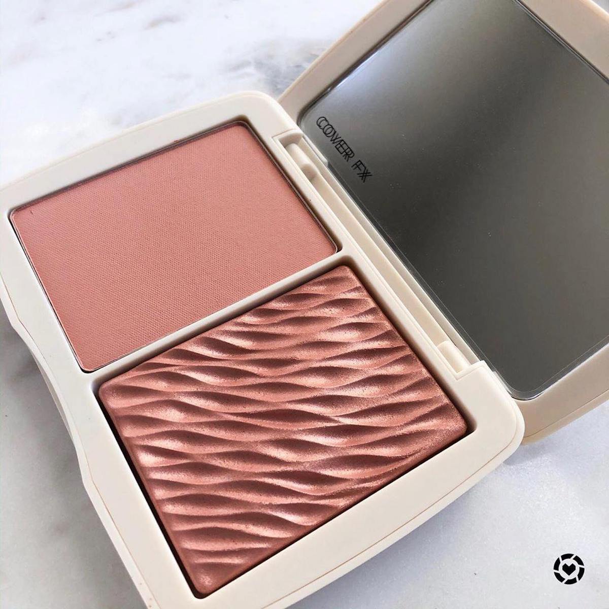 open case of cover fx blush duo