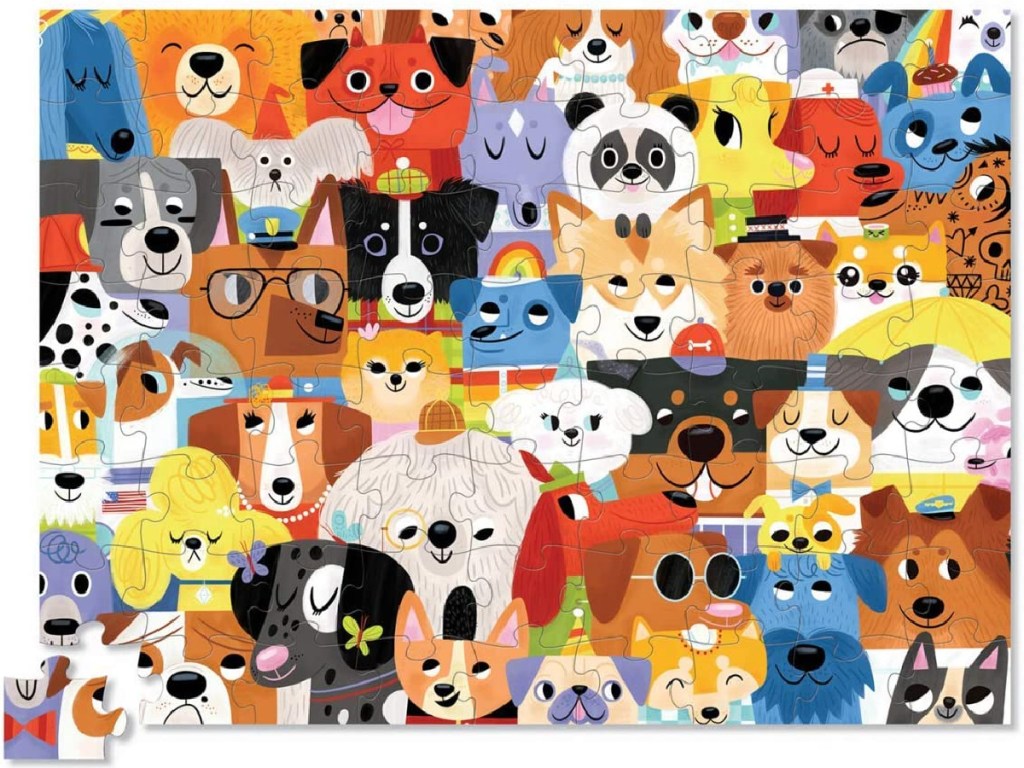 kids dogs jigsaw puzzle