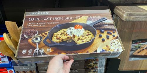 Crofton 10″ Cast Iron Skillet Only $9.99 at ALDI