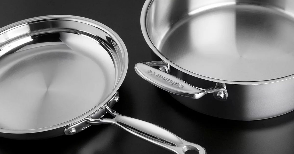 Cuisinart Multiclad Stainless Steel 6-Piece Cookware Set Just $79.99 Shipped on Amazon