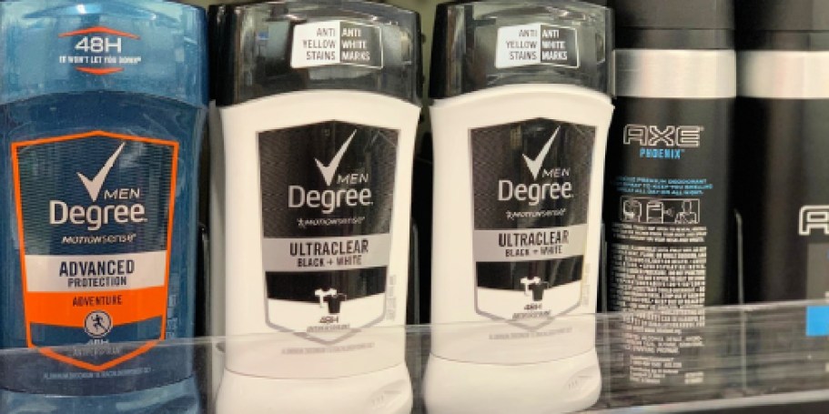 FOUR Degree Men’s Deodorants Just $7.99 Shipped on Amazon ($2 Each!)