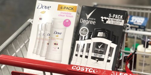 Save up to $7 on Degree Men® & Dove Advanced Care Deodorant at Costco | In-Store or Online