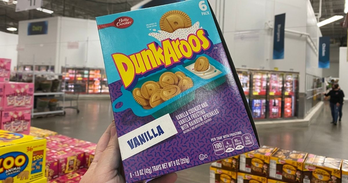 box of Dunkaroos cookies