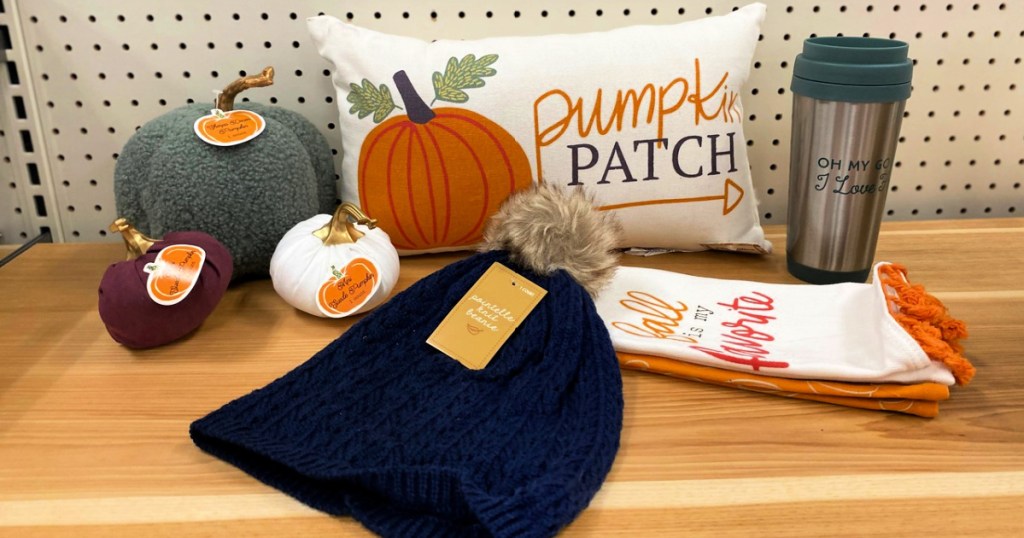 Fall items at Target Bullseye section