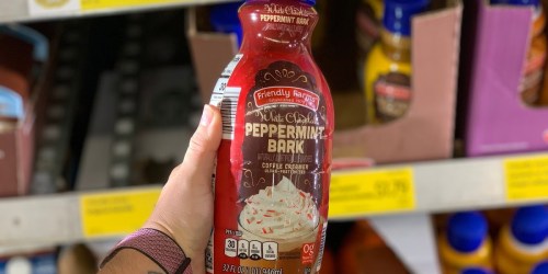 ALDI Seasonal Coffee Creamers are Back & They’re Just $1.79 | Peppermint Bark & Butter Cookie