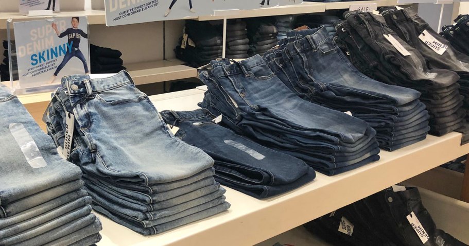 Up to 75% Off Gap Factory Jeans + Free Shipping