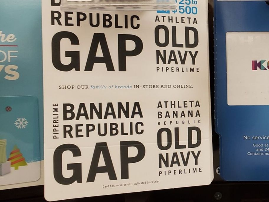 Gap Gift Card