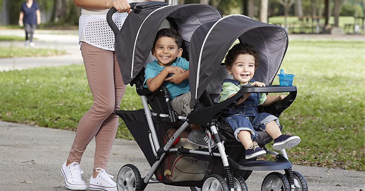 graco toddler and infant double stroller