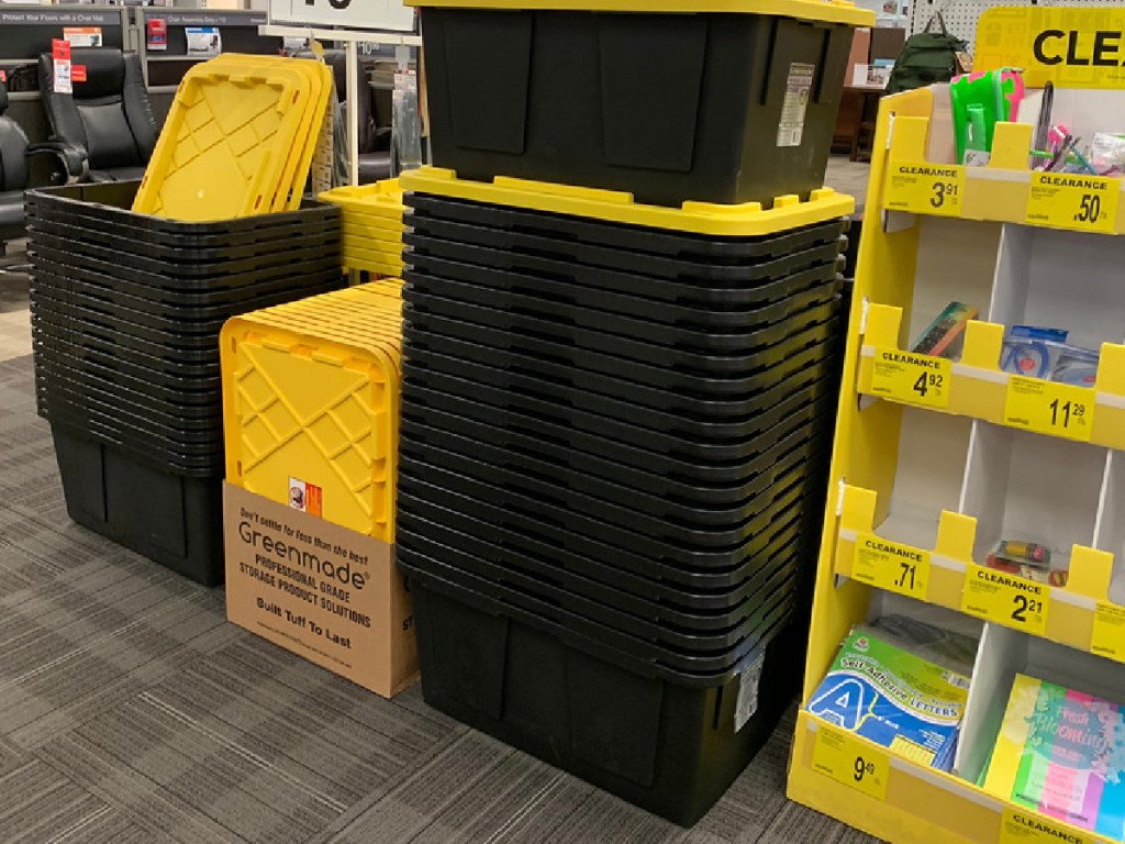 You Can Get The Costco Famous Black & Yellow Storage Bins for Under $8  Right Now Kids Activities Blog