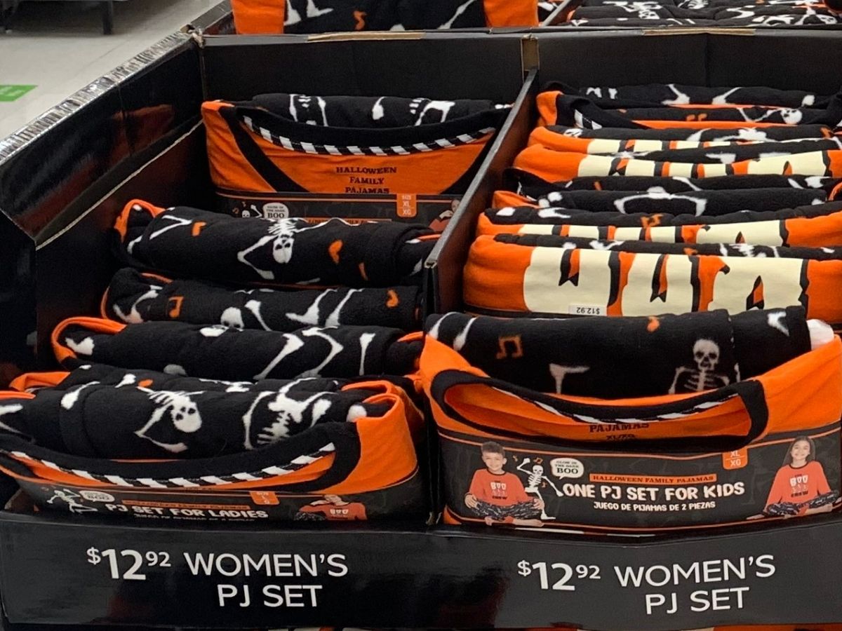 walmart kids halloween pajamas