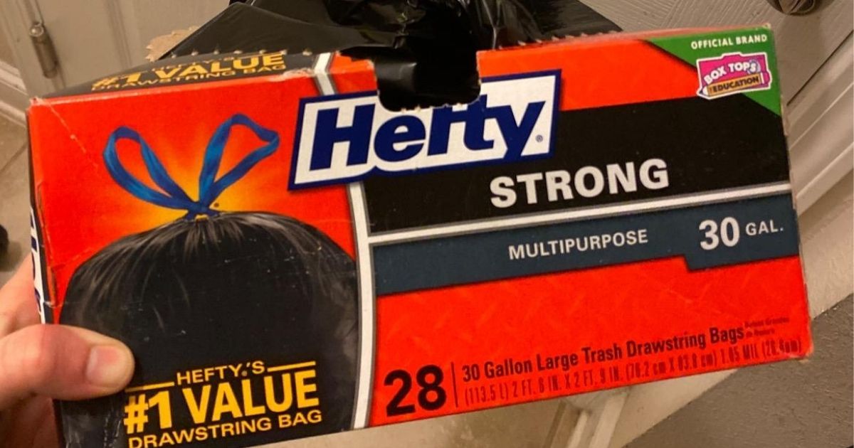 Hefty Strong 30Gallon Trash Bags 28Count Only 5 Shipped on Amazon