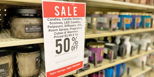 50% Off Candles, Wax Melts & Accessories at Hobby Lobby