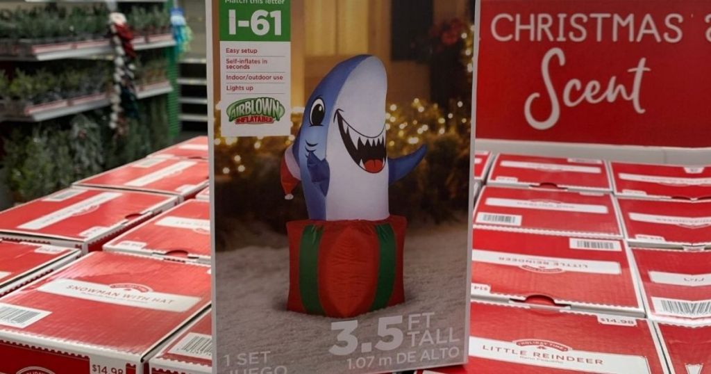 Holiday Inflatables Only $14.98 at Walmart  Includes Sharks, Gnomes 