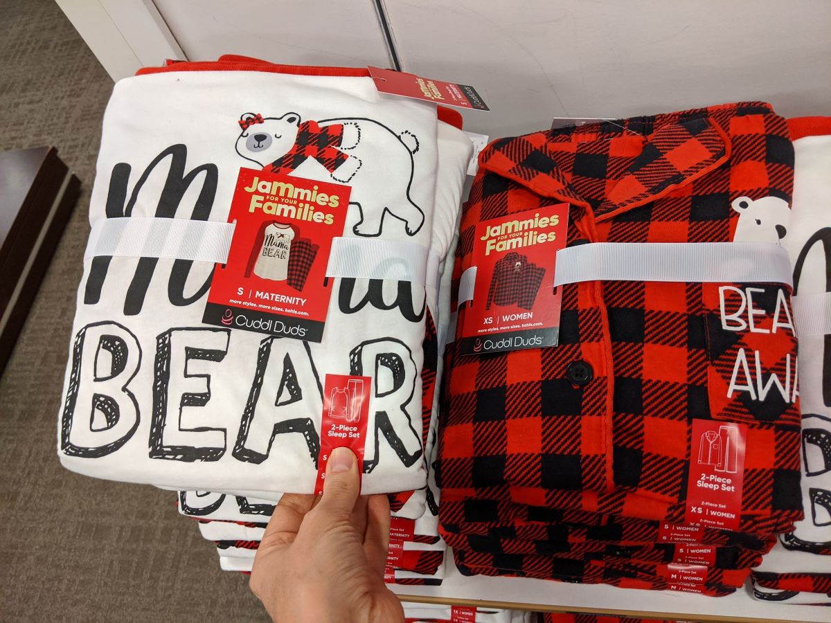 cuddl duds baby bear pajamas