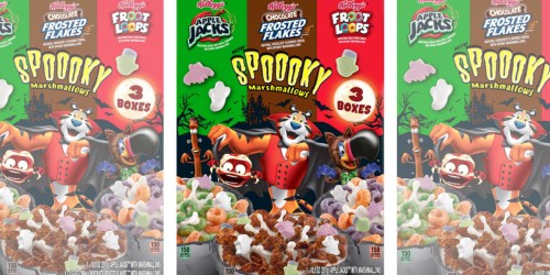 Limited-Edition Kellogg’s Halloween Cereal Variety Pack Only $4.98 at Sams Club