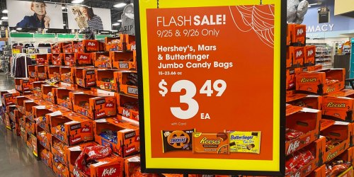 Up to 50% Off Halloween Candy Jumbo Bags at Kroger Stores (September 25th -26th Only)