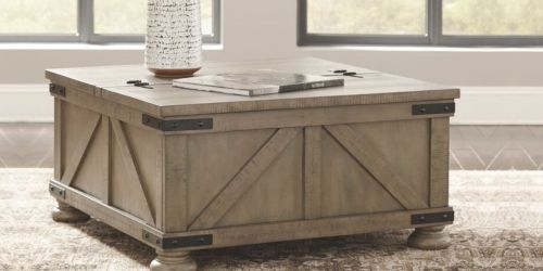 Modern Farmhouse Coffee Table w/ Lift Top Storage Only $249.99 Shipped (Regularly $366)