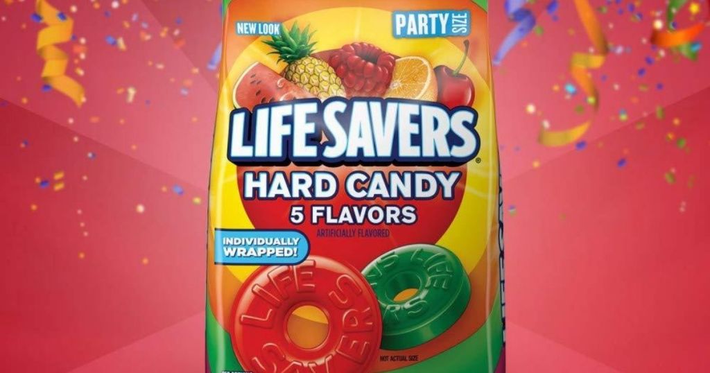 large bag of Life Savers candy