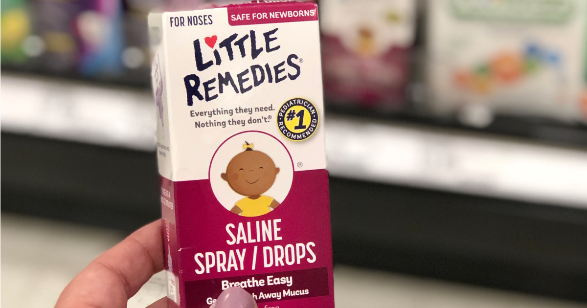 Little remedies saline sales spray