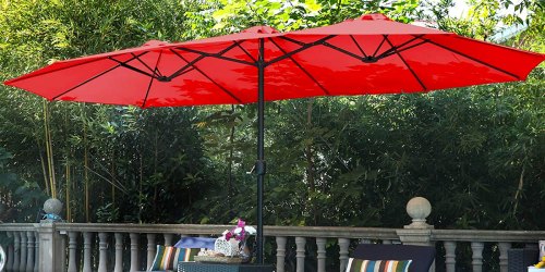 Extra-Large 15′ Patio Umbrella w/ Stand Just $115.99 Shipped on Walmart.com (Regularly $230)