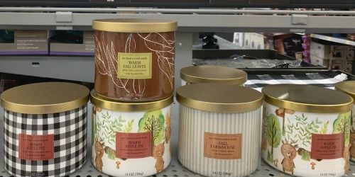 New Fall Scented Candles Under $6 at Walmart | Similar to Bath & Body Works!