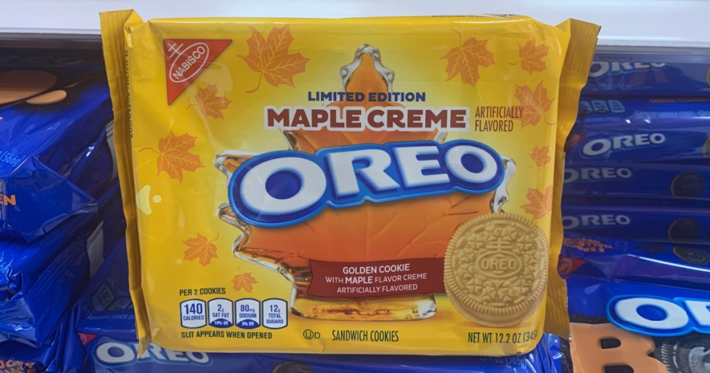 pack of maple creme cookies in sstore