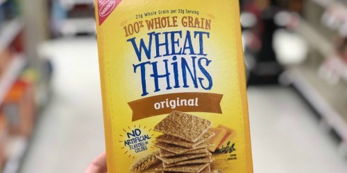 Nabisco Wheat Thins Crackers Family Size Box 6-Count Only $15 Shipped on Amazon