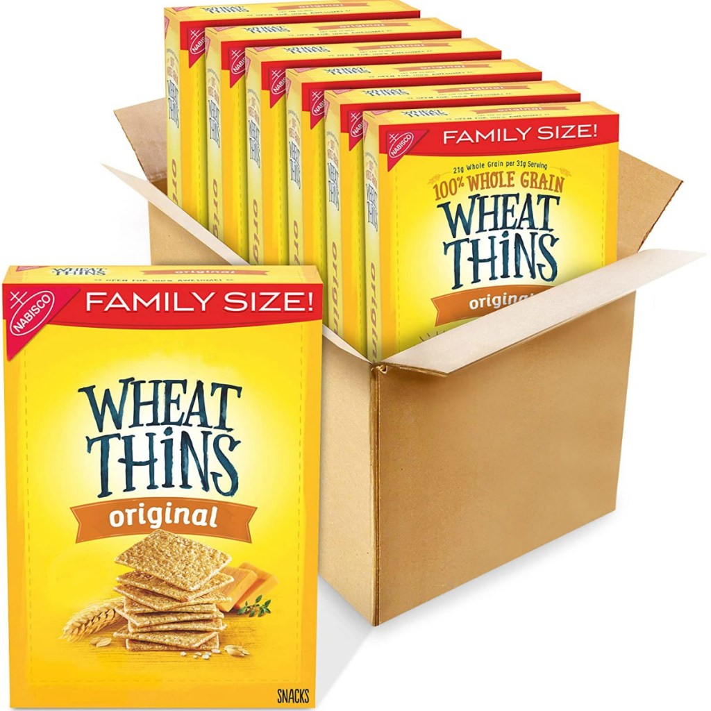 Wheat Thin crackers in a big box