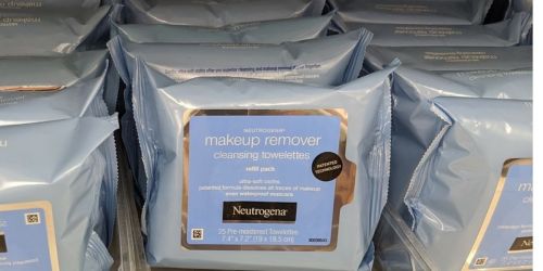 Neutrogena Makeup Remover Wipes 25-Count Pack Only $3.91 Shipped on Amazon (Regularly $6)