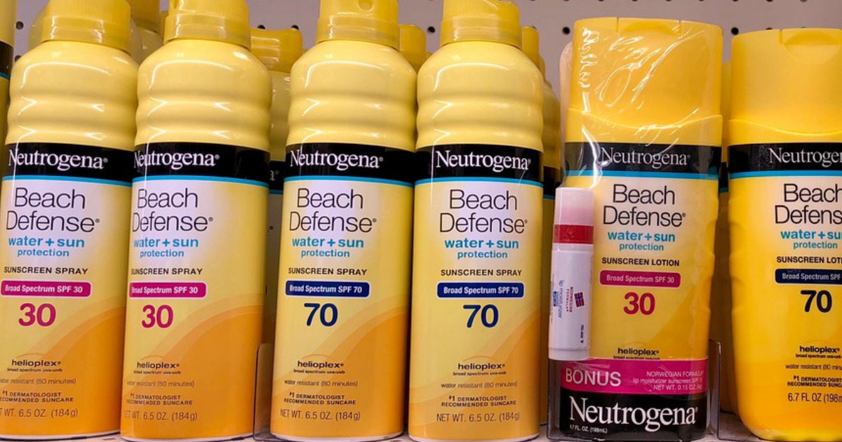 neutrogena sunscreen spray face
