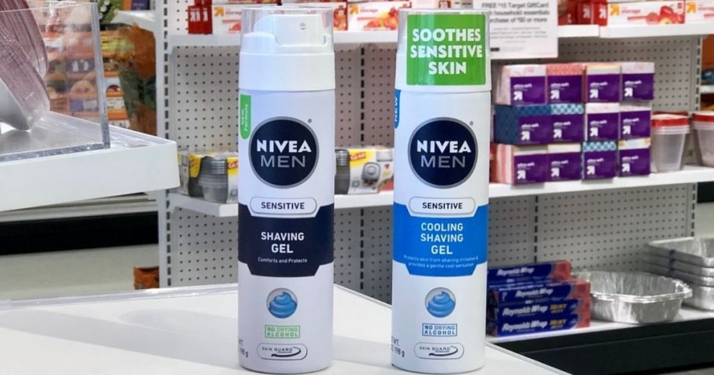 Two Men's Nivea Shave Gel