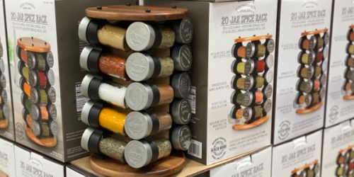 20 Jar Spice Rack Only $26.99 at Costco | In-Store & Online